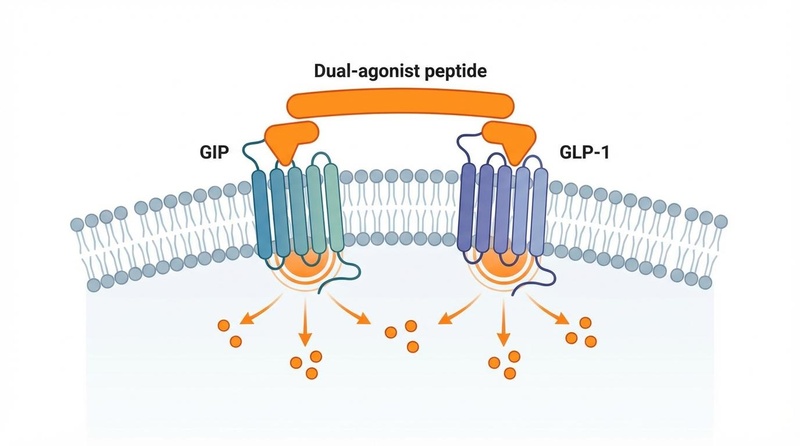 Mechanism of dual GIP/GLP-1 receptor activation